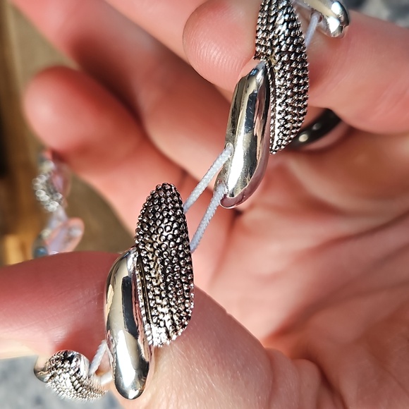Napier Sterling Silver Bracelet, Stretchable - Picture 12 of 12